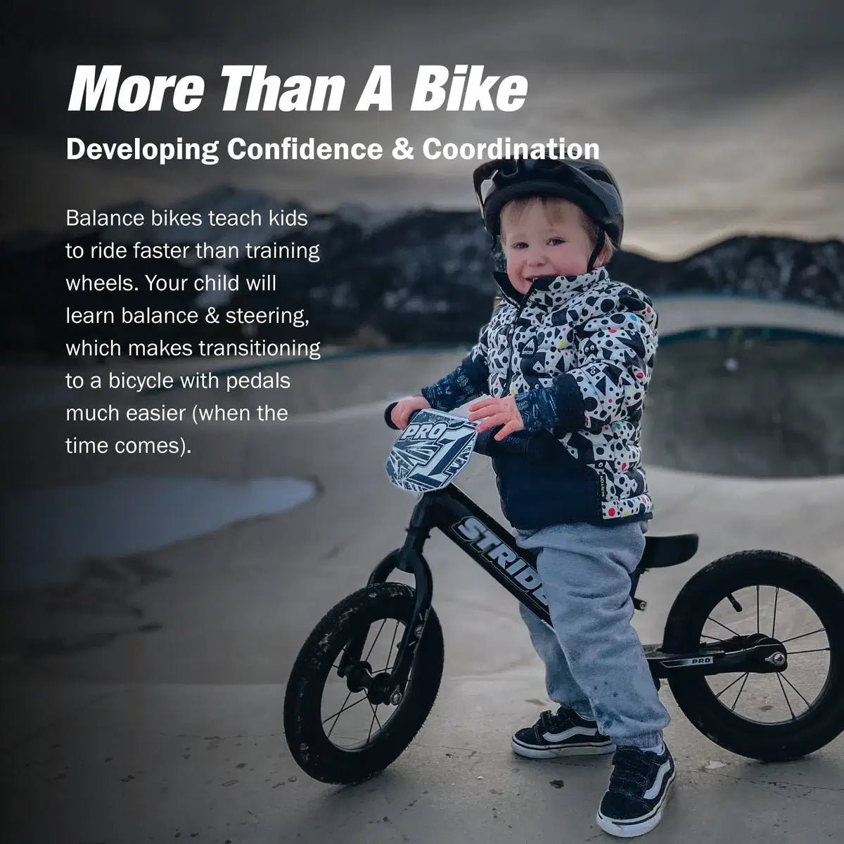 Strider 12 Pro Balance Bike - Freesol Riders