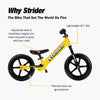 Strider 12 Sport Balance Bike for Kids Ages 18 Months to 5 Years - Freesol kids
