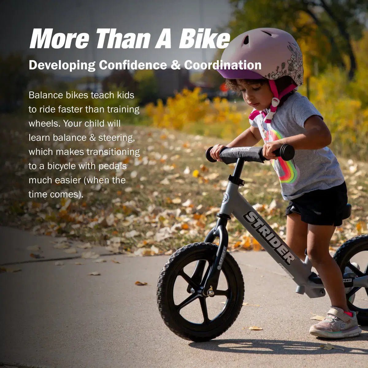 Strider 12 Sport Balance Bike for Kids Ages 18 Months to 5 Years - Freesol Riders