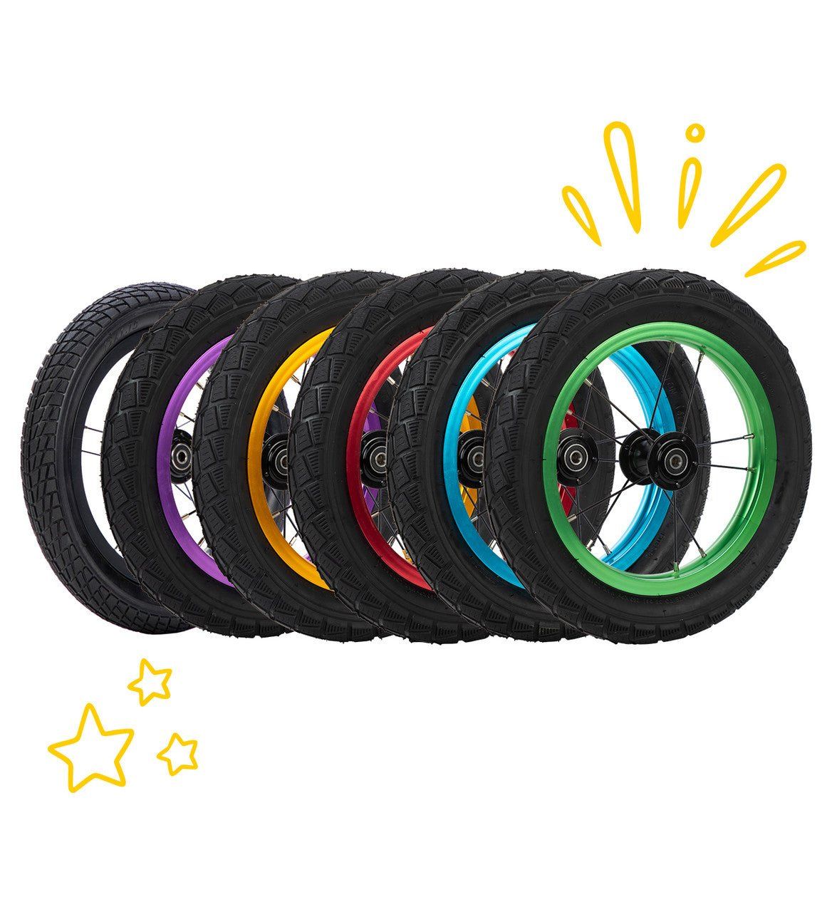 Strider High-Traction Wheels - Freesol Riders