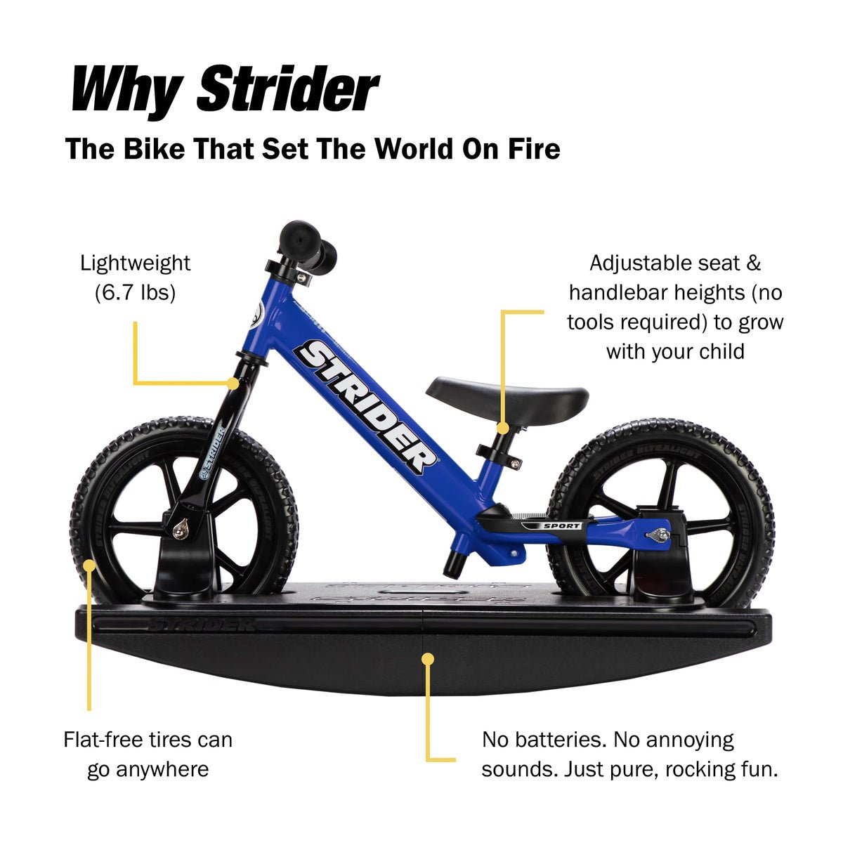 Strider Sport 2-in-1 Rocking Bike - Freesol kids
