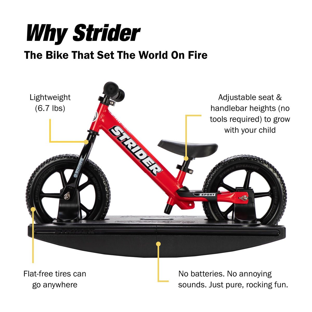 Strider Sport 2-in-1 Rocking Bike - Freesol kids