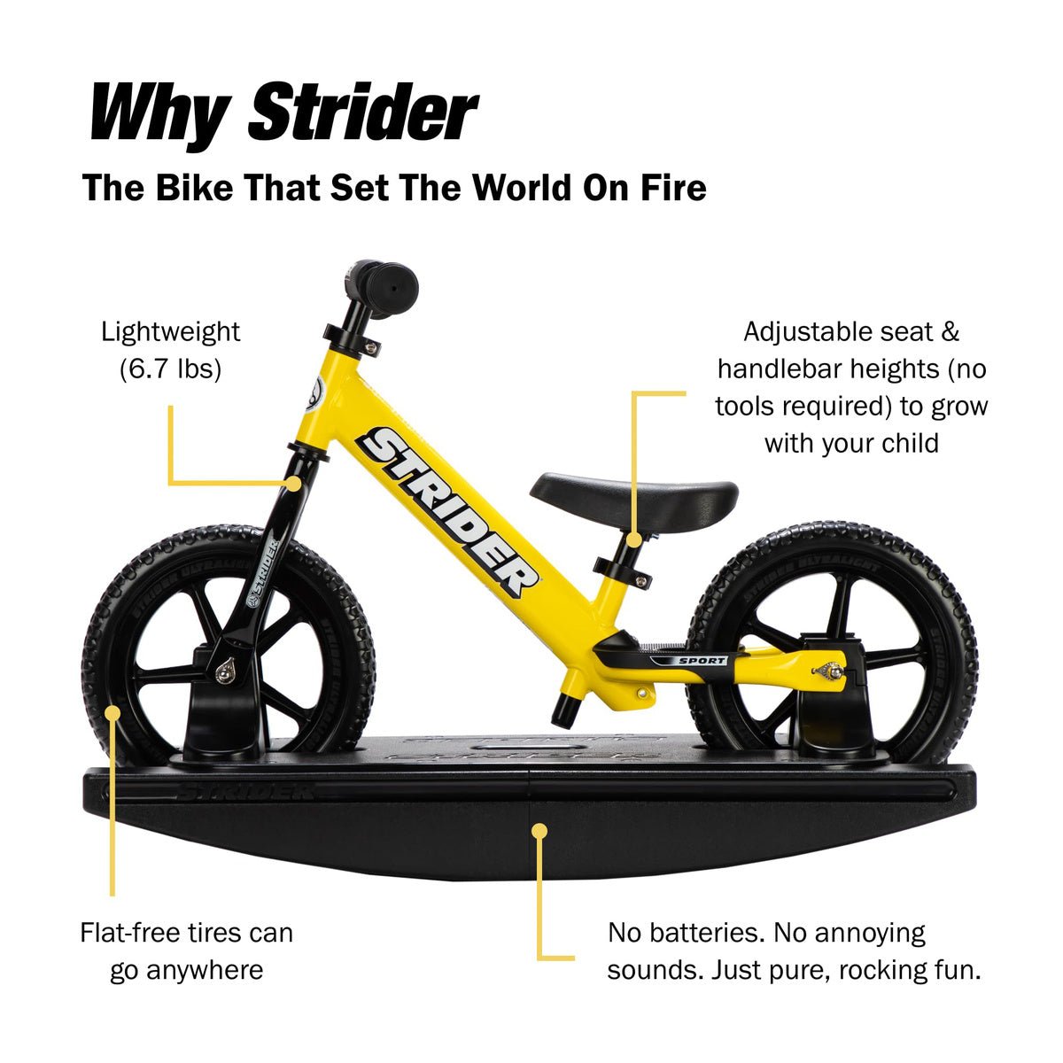 Strider Sport 2-in-1 Rocking Bike - Freesol kids